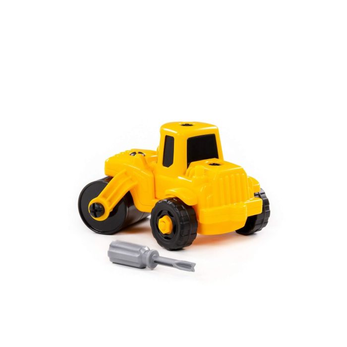 413028 Polesie Constructor-transport Tractor (20 elements) (yellow-black) (in a box)