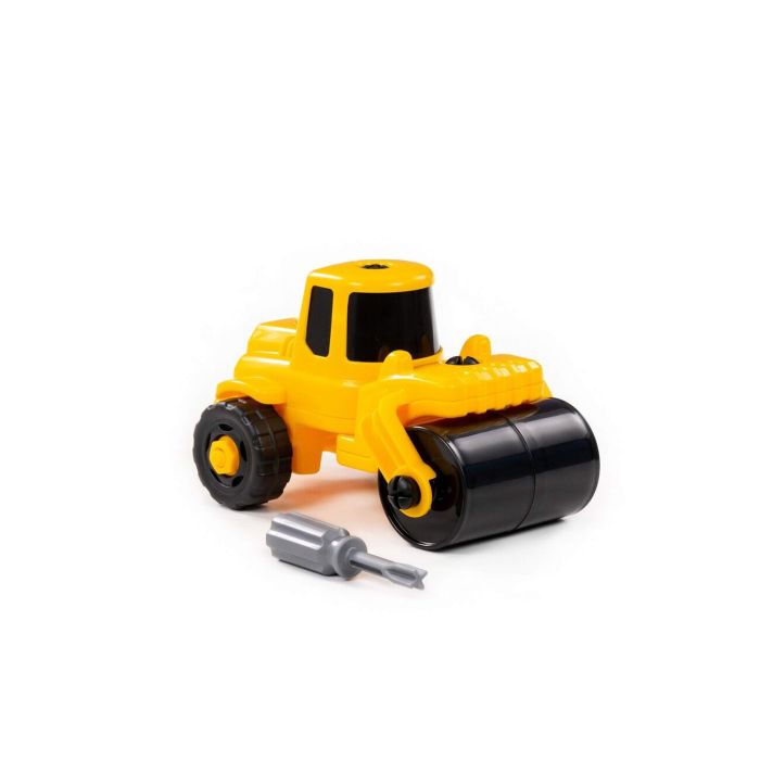 413028 Polesie Constructor-transport Tractor (20 elements) (yellow-black) (in a box)