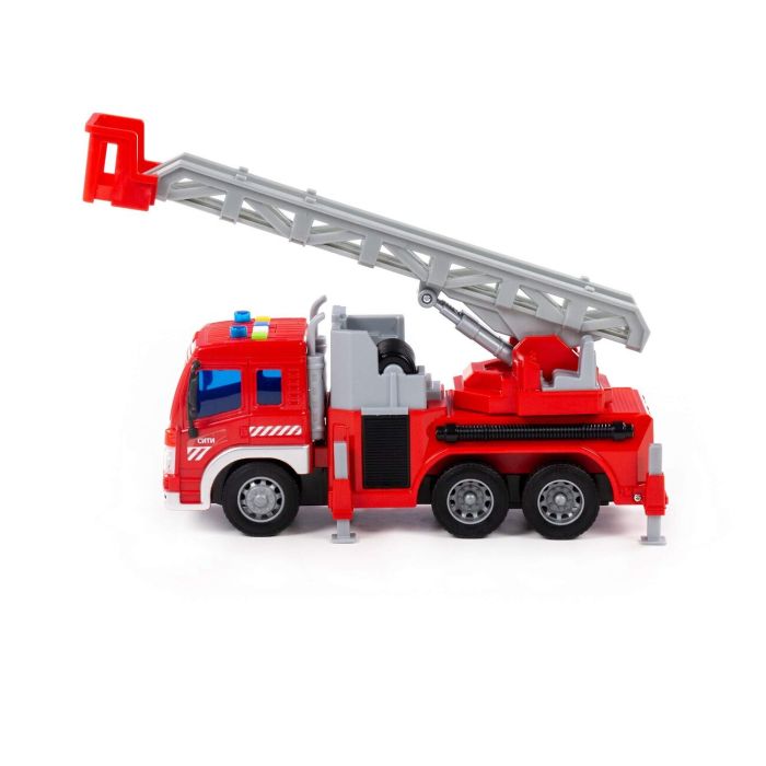 413030 Polesie Profi, fire-fighting car Ь 2 inertial (with light and sound) (in a box)