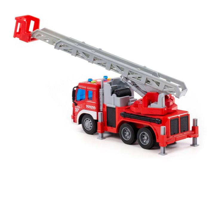 413030 Polesie Profi, fire-fighting car Ь 2 inertial (with light and sound) (in a box)