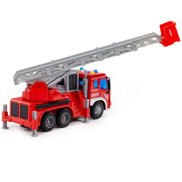 413030 Polesie Profi, fire-fighting car Ь 2 inertial (with light and sound) (in a box)