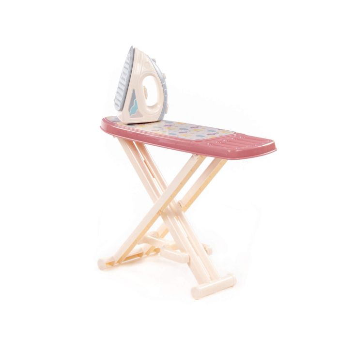 413048 Polesie Game Set Iron #3 with ironing board (gray-blue) (in a net)