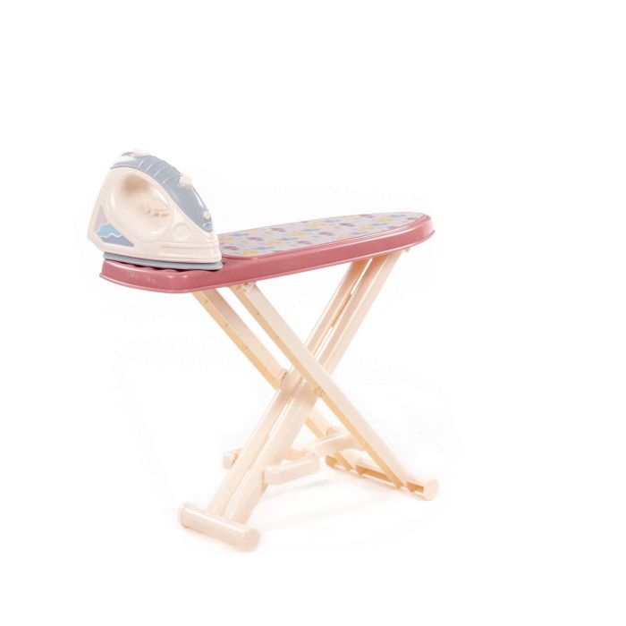 413048 Polesie Game Set Iron #3 with ironing board (gray-blue) (in a net)