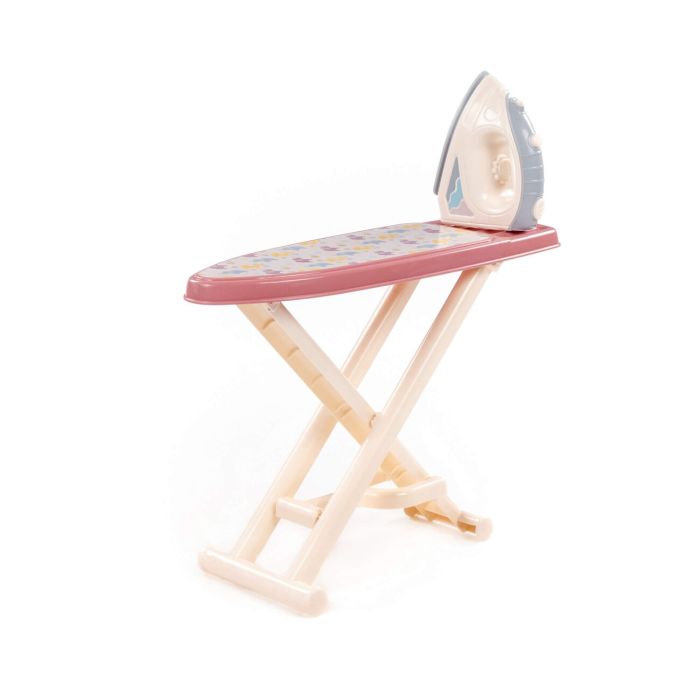 413048 Polesie Game Set Iron #3 with ironing board (gray-blue) (in a net)