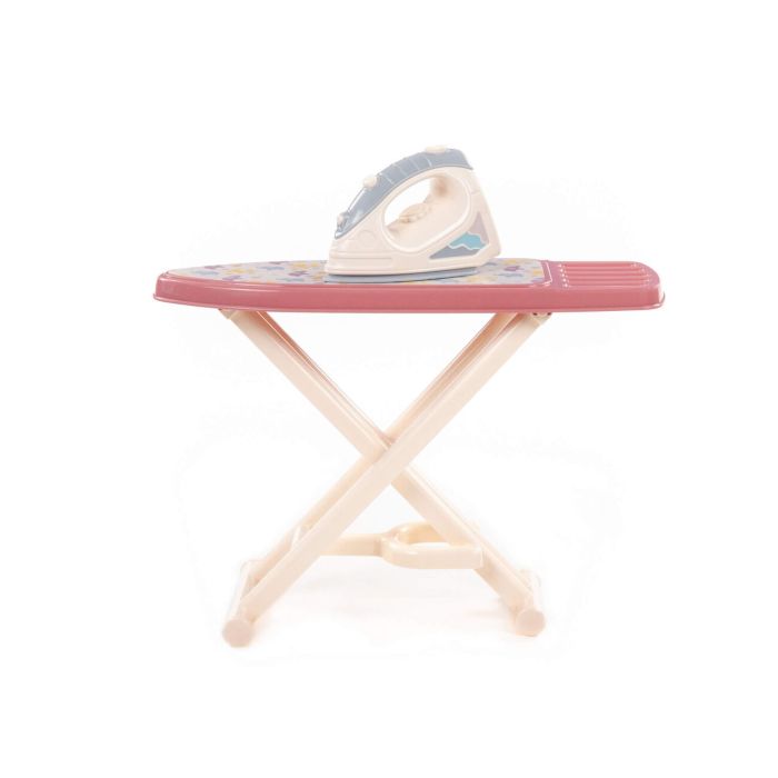 413048 Polesie Game Set Iron #3 with ironing board (gray-blue) (in a net)