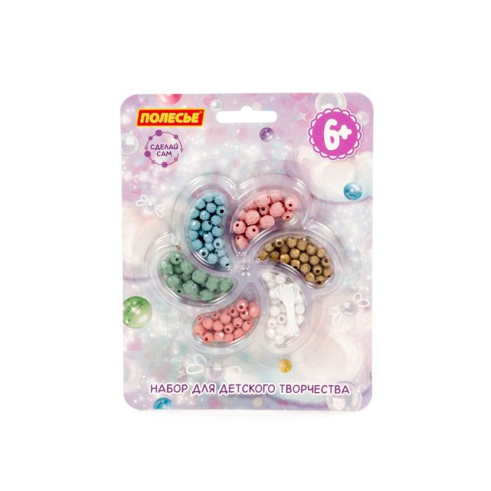 421039 Polesie Set for children's creativity Flower Ь1 (172 elements) (in blister)