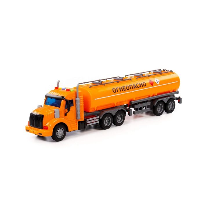 459109 Polesie City, car with a semi-trailer-tank inertial (with light and sound) (in a box)