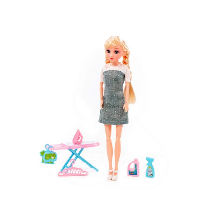 459113 COLOMA Y PASTOR Doll Xyusha (30 cm) in a puffy dress + accessories (9 elements) (in a box Ь3)