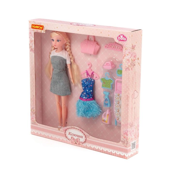 459114 Polesie doll Xyusha (30 cm) house + accessories (7 elements) (in the box Ь3)