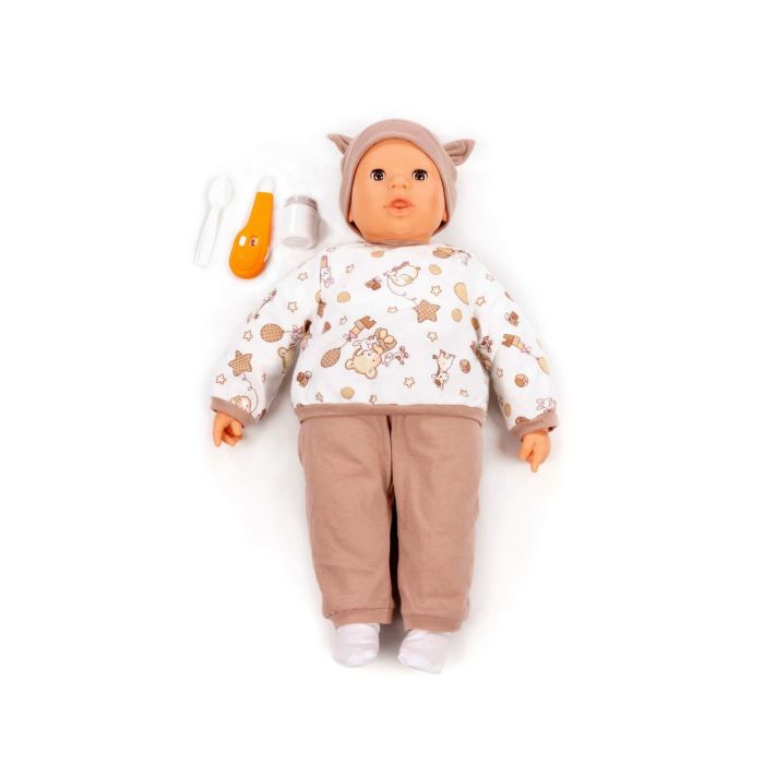 459116 Polesie Pup soft-skinned Charming (52 cm) + feeding set (5 elements) (in a box)