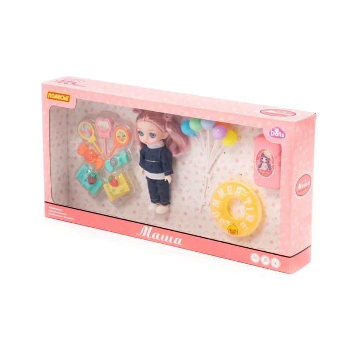 459117 Polesie Pup soft stuffed Charming (52 cm) + set with accessories (3 elements) (in a box)