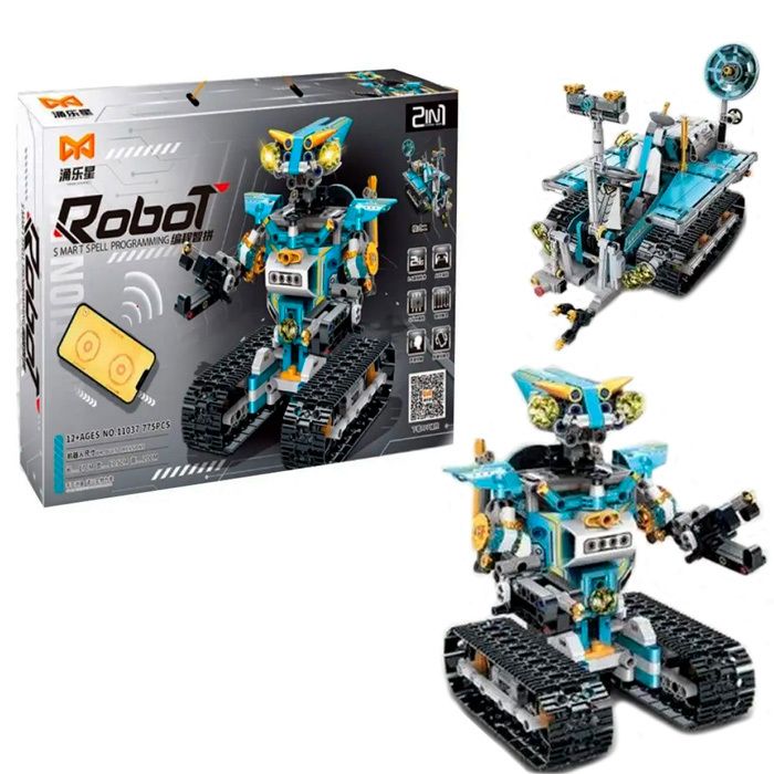 Radio-controlled constructor Robot Transformer 2in1,