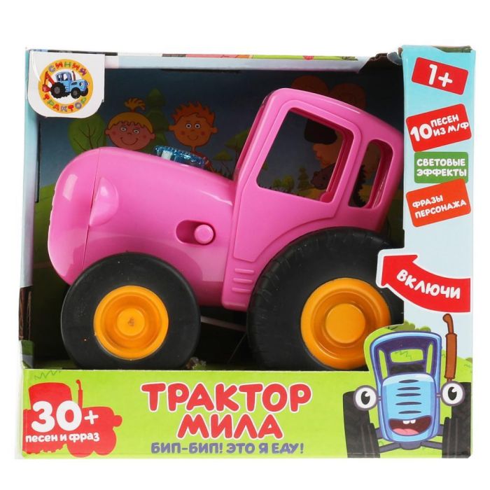 Musical wheelbarrow Mila BLUE TRACTOR 30 songs and phrases.light.kor.bat. Umka