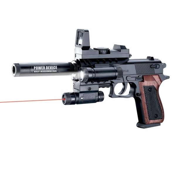 Laser Sighted Pistol with Flashlight SP-3A