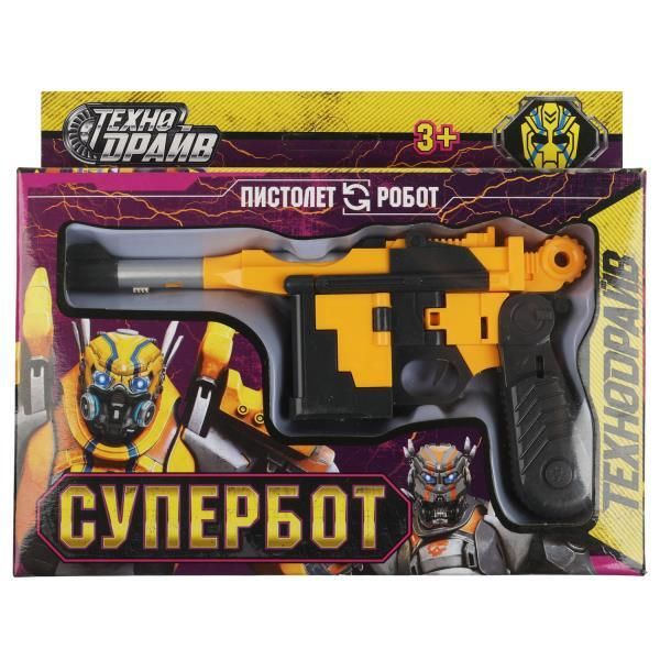 Gun transforming into a robot, cor.18,2*14,7*3,5cm technodrive TECHNODRAIVE