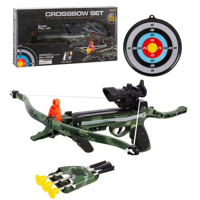 Game set Children's crossbow with a target point