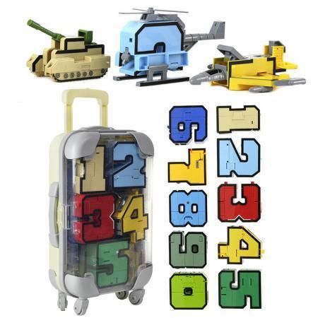 Suitcase with figures Transformers 10v1