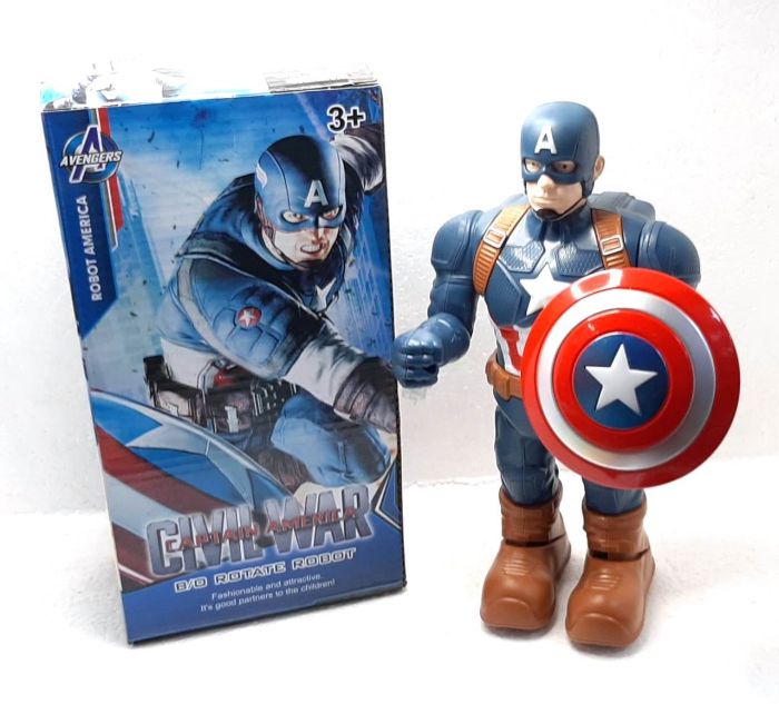 Robot Captain America (walks/light)