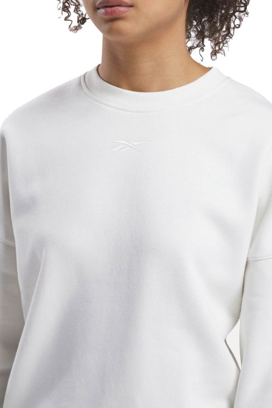 LUX OVERSIZED CREW Ecru Women's Sweatshirt