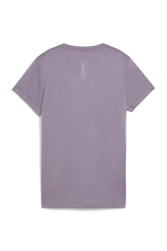 RUN FAVORITE HEATHER TEE Damson Women's Short Sleeve T-Shirt