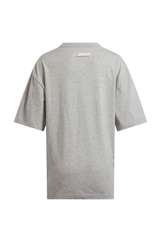 ID TRAIN SUPREMIUM TEE Gray Women's Short Sleeve T-Shirt