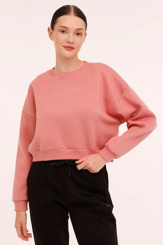 W-LEBLANC C NECK SWT 4PR Pink Women's Sweatshirt