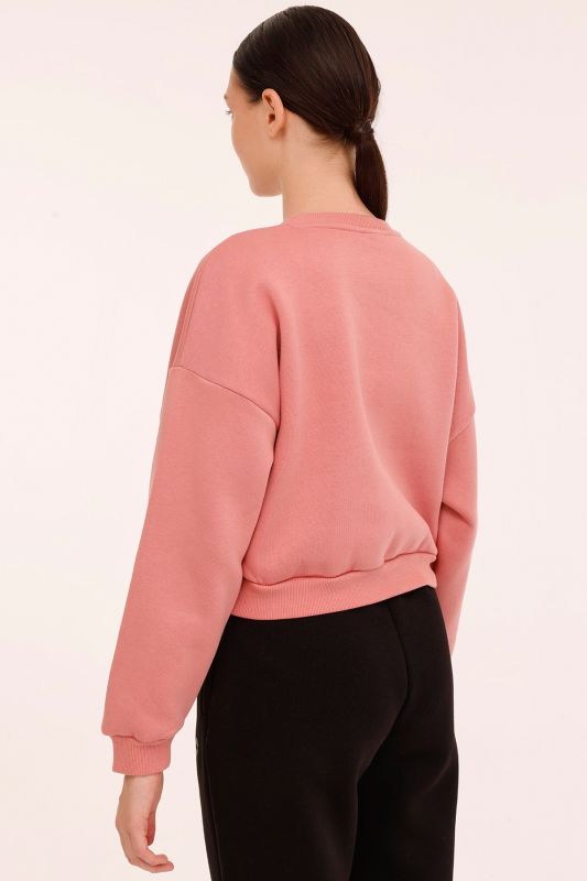 W-LEBLANC C NECK SWT 4PR Pink Women's Sweatshirt