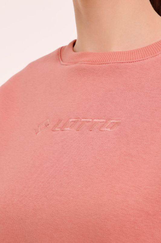 W-LEBLANC C NECK SWT 4PR Pink Women's Sweatshirt