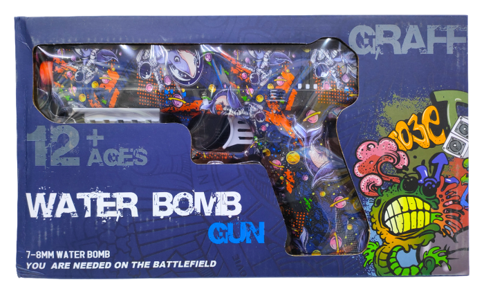 GRAFF hydrogel blaster firing water bullets