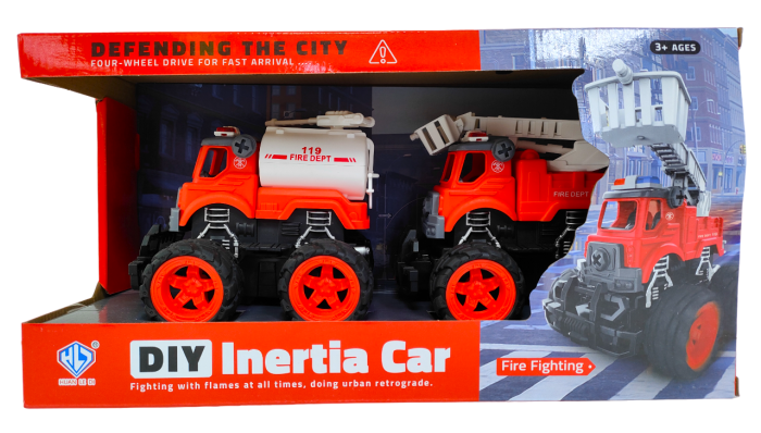 DIY CAR construction set of cars Firefighting special vehicles