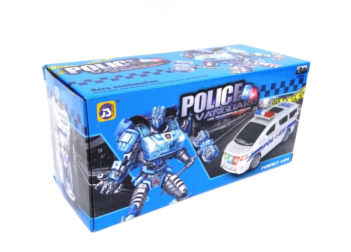 2in1 Musical Transformer Car Police