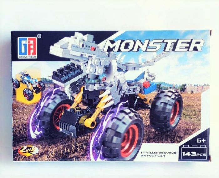 Constructor  Monster  T-Tyrannosaurus 2in1, 143 pieces