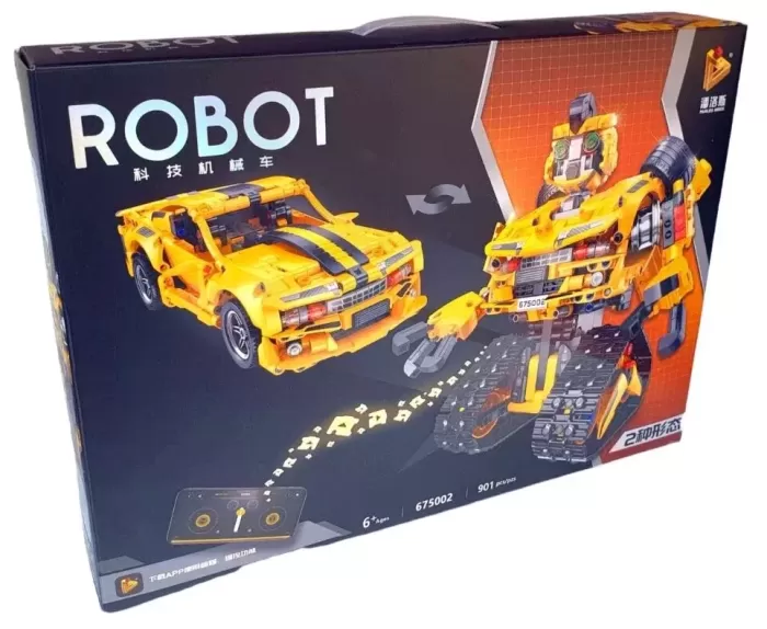 Creator Robot  Bumblebee Transformer Robot on remote control 2 in 1, 901 pieces