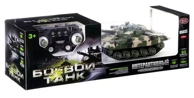 Radio-controlled Battle Tank , Play Smart art. 9807 ( color green )