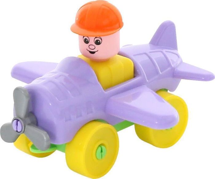 Constructor Young Traveler - Plane (10 elements) (in a package), Article:55378