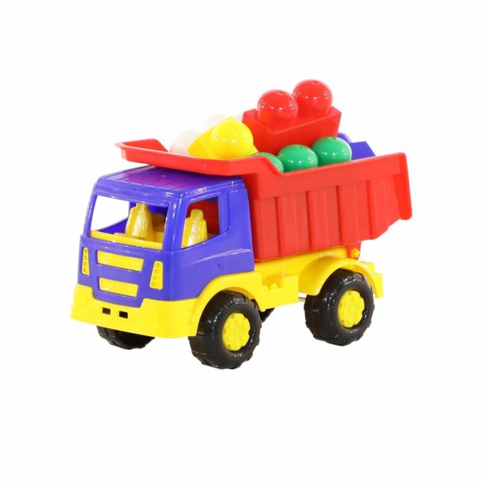 Set Ь192: Salute, dump truck + constructor Junior (9 elements)