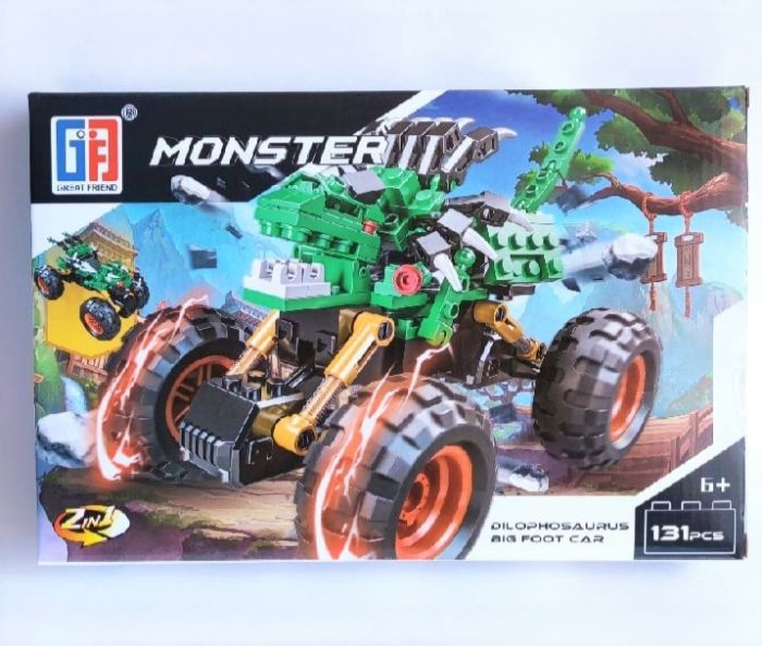 Constructor  Monster  Dilophosaurus 2in1, 131 pieces